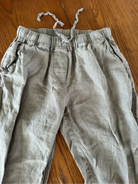 Parachute Pants - Linen olive green Pants
